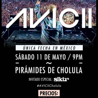 AVICII se presentará en la Pirámide de Cholula, Puebla